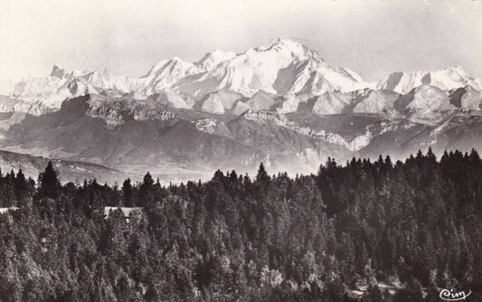 CARTE POSTALE CPSM NOIR & BLANC / HAUTEVILLE CHAINE DU MONT-BLANC  (1961)
