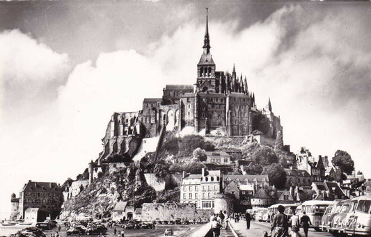 CARTE POSTALE CPSM NOIR & BLANC / LE MONT-SAINT-MICHEL (1965)