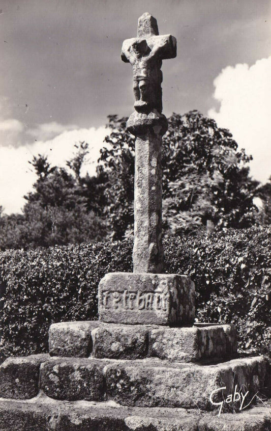 CARTE POSTALE CPSM NOIR & BLANC / PERROS-GUIREC CALVAIRE DE TRESTRAOU