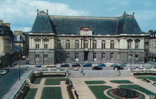 CARTE POSTALE CPSM COULEUR / RENNES LE PALAIS DE JUSTICE