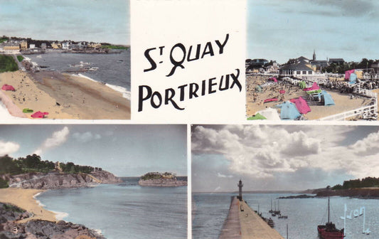 CARTE POSTALE CPSM COULEUR / ST-QUAY-PORTRIEUX MULTIVUE