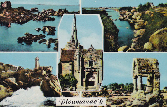CARTE POSTALE CPSM COULEUR / PLOUMANAC'H-EN-PERROS-GUIREC MULTIVUE