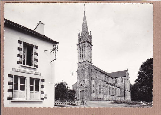 CARTE POSTALE CPSM NOIR & BLANC / LAURENAN L'EGLISE (1965)
