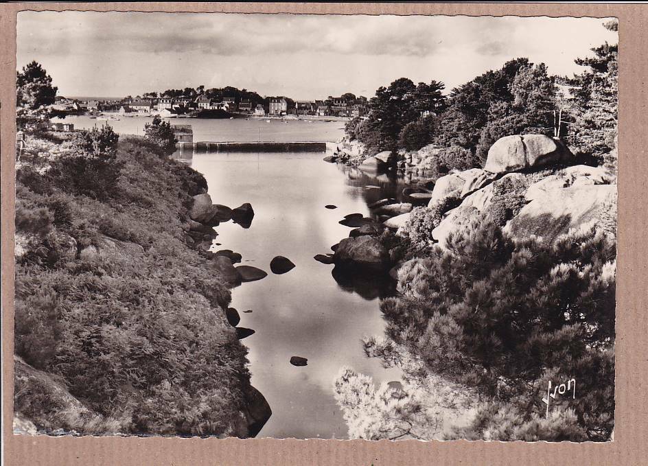CARTE POSTALE CPSM NOIR & BLANC / PLOUMANAC'H VALLEE DES TRAOUIEROS