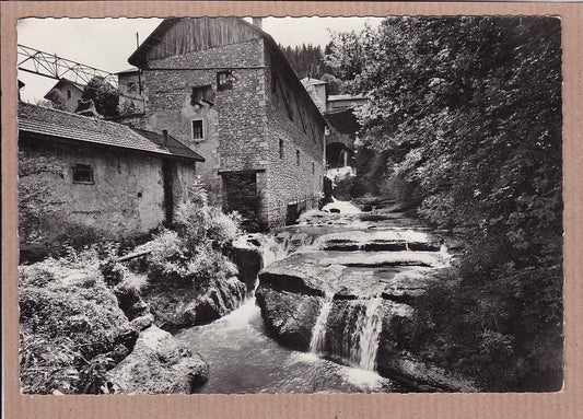 CPSM BLACK &amp; WHITE POSTCARD / SAINT GERMAIN DE JOUX LA SEMINE (1967) 