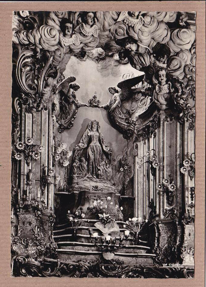 CPSM BLACK &amp; WHITE POSTCARD / NANCY NOTRE-DAME DE BON SECOURS 