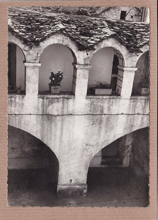 CARTE POSTALE CPSM NOIR & BLANC / SAINT-ROME-DE-DOLAN CLOITRE DU XVIe SIECLE