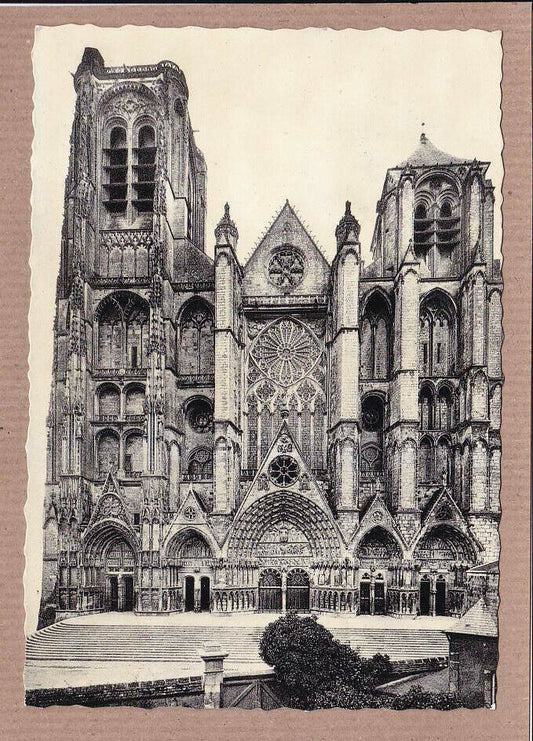 CARTE POSTALE CPSM NOIR & BLANC / BOURGES LA CATHEDRALE