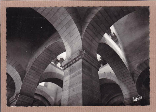 CPSM BLACK &amp; WHITE POSTCARD / GERMIGNY-DES-PRES CAROLINGIAN CHURCH 