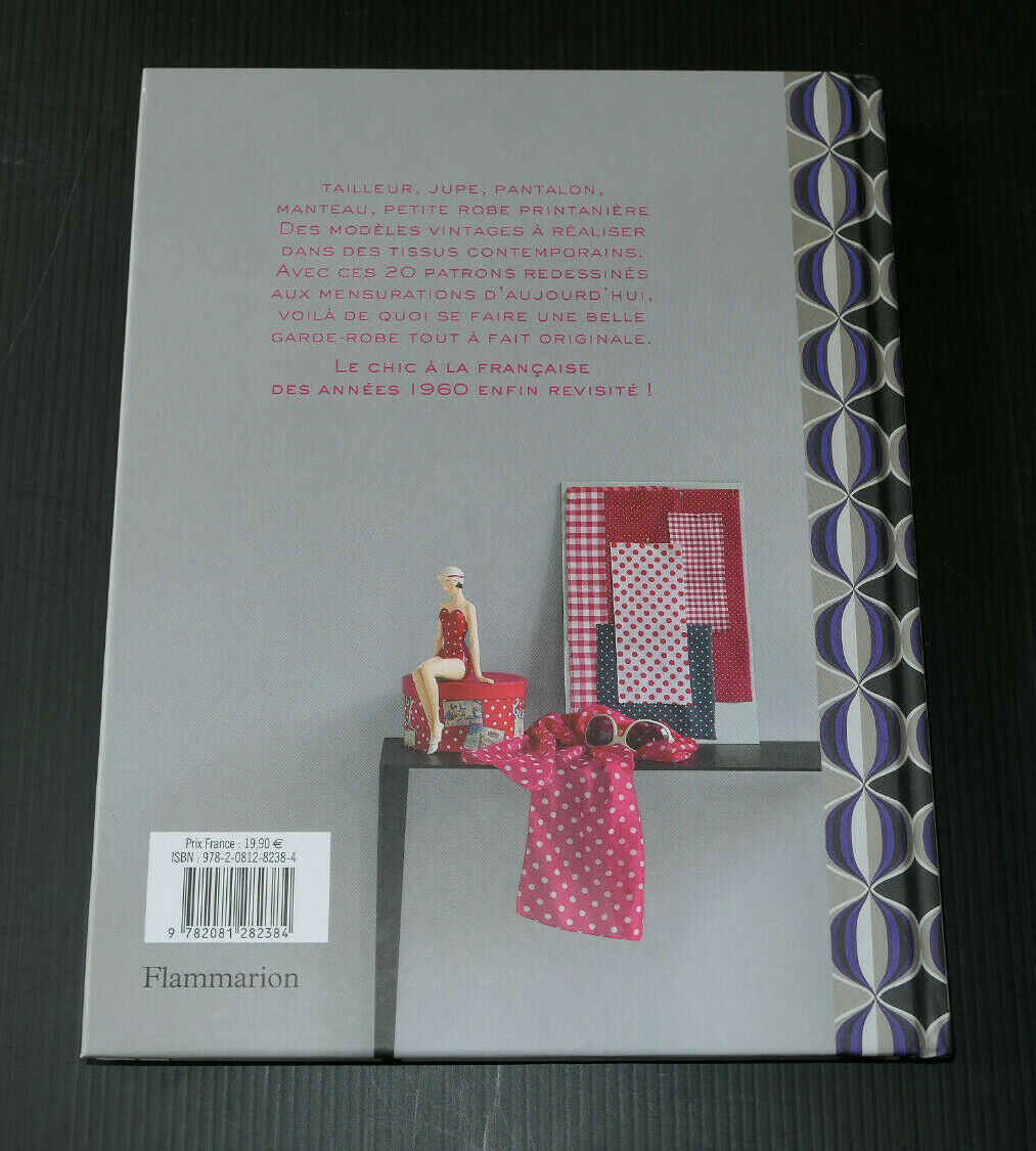COUTURE VINTAGE 20 CREATIONS DES ANNEES 1960 / PATRONS STYLISME / FLAMMARION