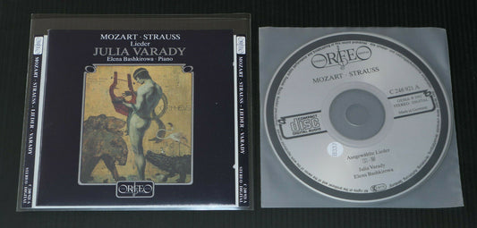 CD MOZART / STRAUSS / JULIA VARADY / ELENA BASHKIROWA PIANO / ORFEO 1992