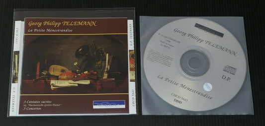 CD GEORG PHILIPP TELEMANN / LA PETITE MENESTRANDISE / DISQUES CHAMADE 1998
