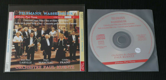 CD TELEMANN WASSERMUSIK / ORCHESTRE DE CHAMBRE PAUL KUENTZ / 1994