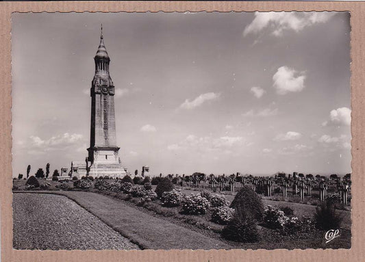 CPSM BLACK &amp; WHITE POSTCARD / NOTRE-DAME-DE-LORETTE THE MAUSOLEUM 