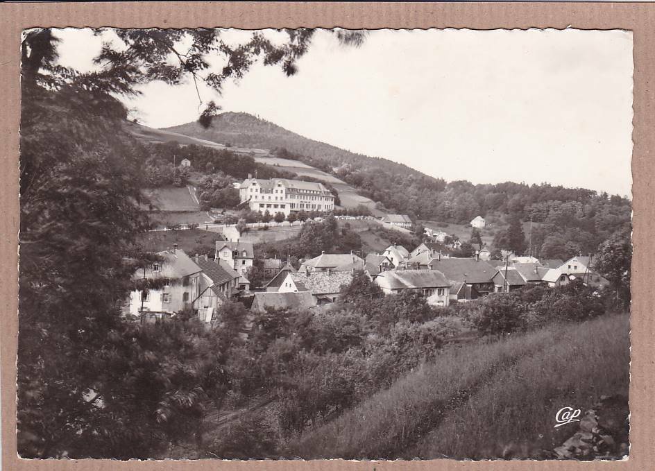 CPSM BLACK &amp; WHITE POSTCARD / ORBEY GENERAL VIEW 