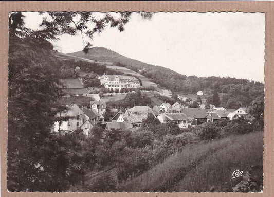 CPSM BLACK &amp; WHITE POSTCARD / ORBEY GENERAL VIEW 
