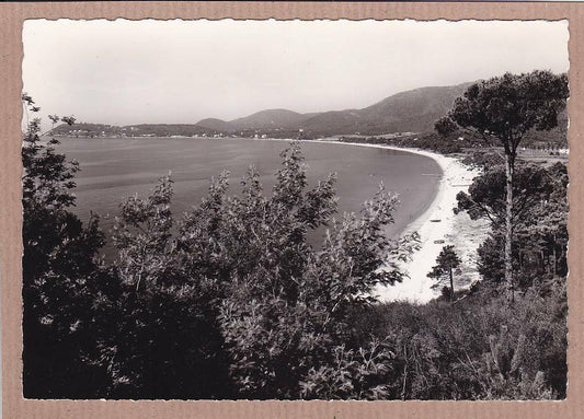 CPSM BLACK &amp; WHITE POSTCARD / LA CROIX VALMER LA PLAGE 