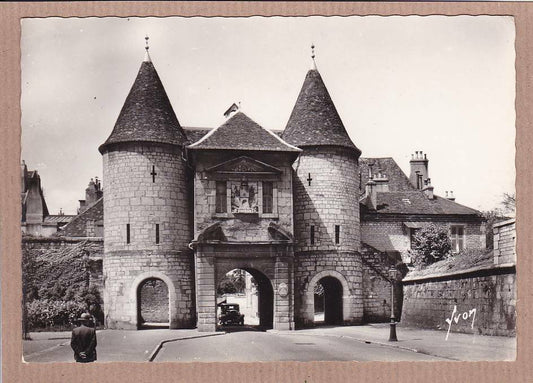 CPSM BLACK &amp; WHITE POSTCARD / BESANCON LA PORTE RIVOTTE 