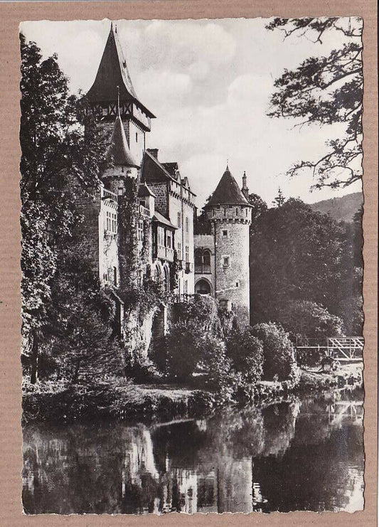 CPSM BLACK &amp; WHITE POSTCARD / CHATEAU DE CLERON 