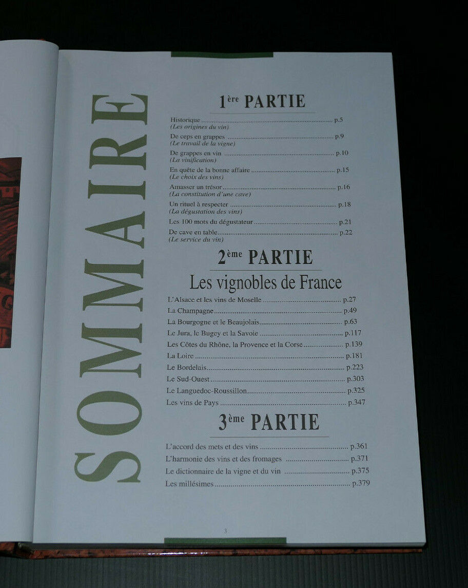TOUT SAVOIR SUR LE VIN / OENOLOGIE / COMPTOIR DU LIVRE 1994