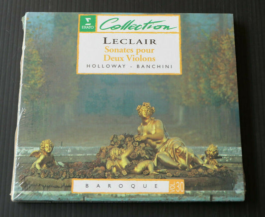 CD LECLAIR / SONATES POUR DEUX VIOLONS / HOLLOWAY / BANCHINI / ERATO 1998