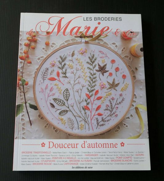 LES BRODERIES DE MARIE & CIE / DOUCEUR D'AUTOMNE / LES EDITIONS DE SAXE 2017