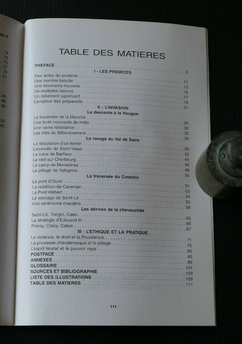 LA GRANDE CHEVAUCHEE GUERRIERE D'EDOUARD III EN 1346 / COTENTIN / ISOETE 1994