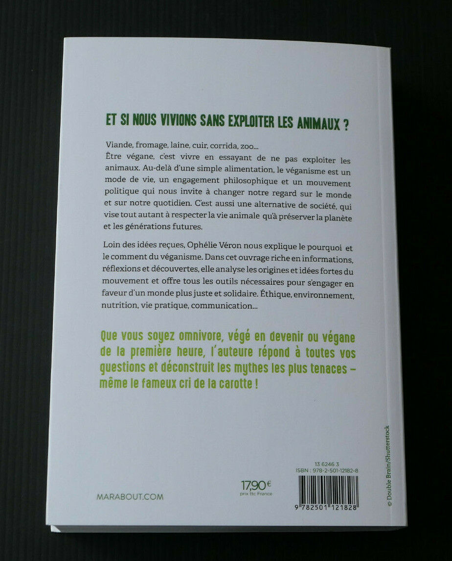 PLANETE VEGANE / OPHELIE VERON / MARABOUT 2017 / VEGANISME NUTRITION