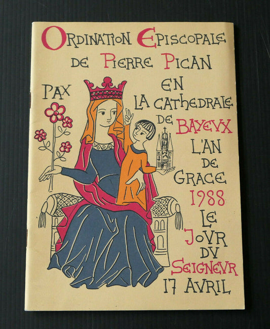 ORDINATION EPISCOPALE PIERRE PICAN CATHEDRALE BAYEUX 1988