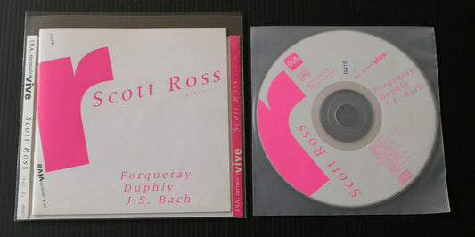 CD SCOTT ROSS VOL. 2 / CLAVECIN / FORQUERAY DUPHLY J.S. BACH / INA 1995