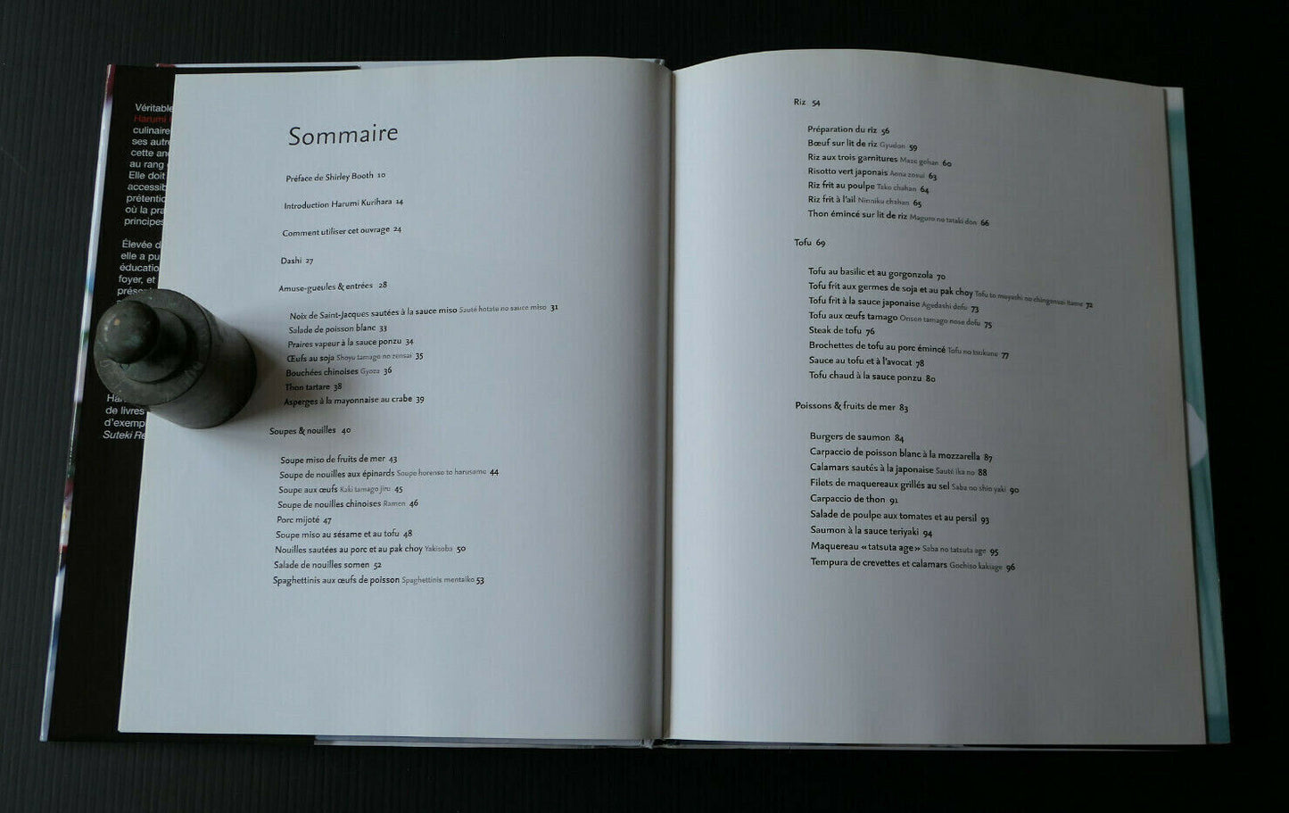 AUJOURD'HUI JE CUISINE JAPONAIS / HARUMI KURIHARA / OCTOPUS 2005 / RECETTES