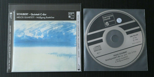 CD SCHUBERT QUINTETT C-DUR / MELOS QUARTETT / WOLFGANG BOETTCHER / 1994