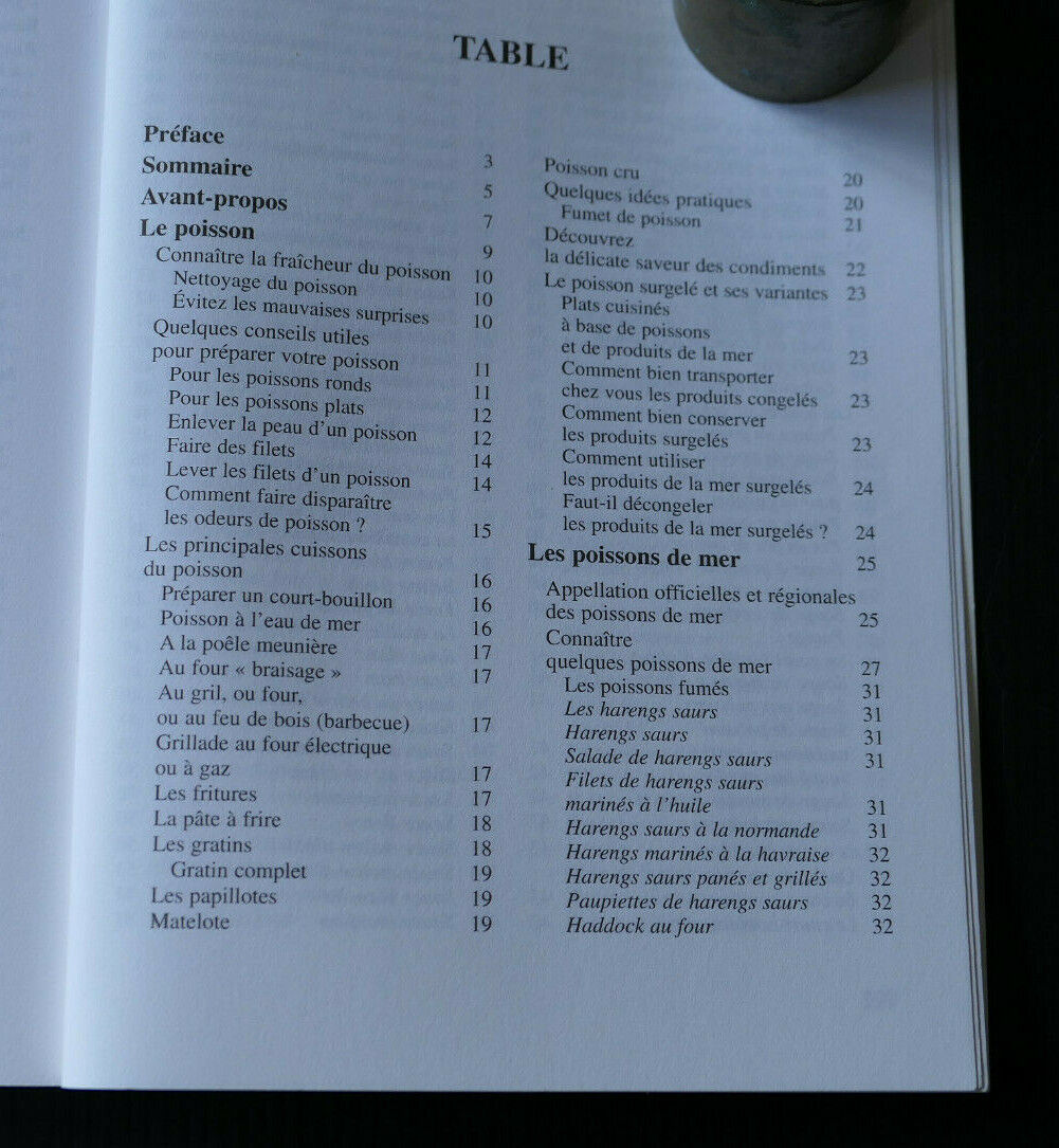 LE PECHEUR ET SA CUISINE PRATIQUE ET GOURMANDE / YVON CARBONNE / RECETTE POISSON