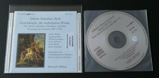 CD BACH KANTATE BWV 201 / HELMUTH RILLING / MUSICAPHON M51352