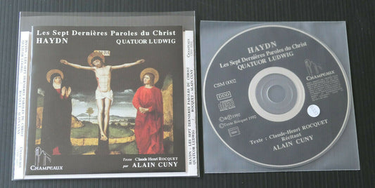 CD HAYDN QUATUOR LUDWIG / LES SEPT DERNIERES PAROLES DU CHRIST / CHAMPEAUX 1992