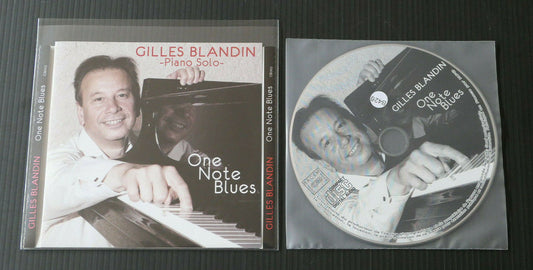 CD GILLES BLANDIN PIANO SOLO / ONE NOTE BLUES
