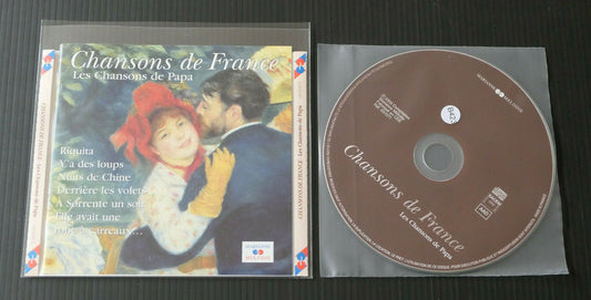 CD CHANSONS DE FRANCE / LES CHANSONS DE PAPA / COMPILATION 24 TITRES / 2003