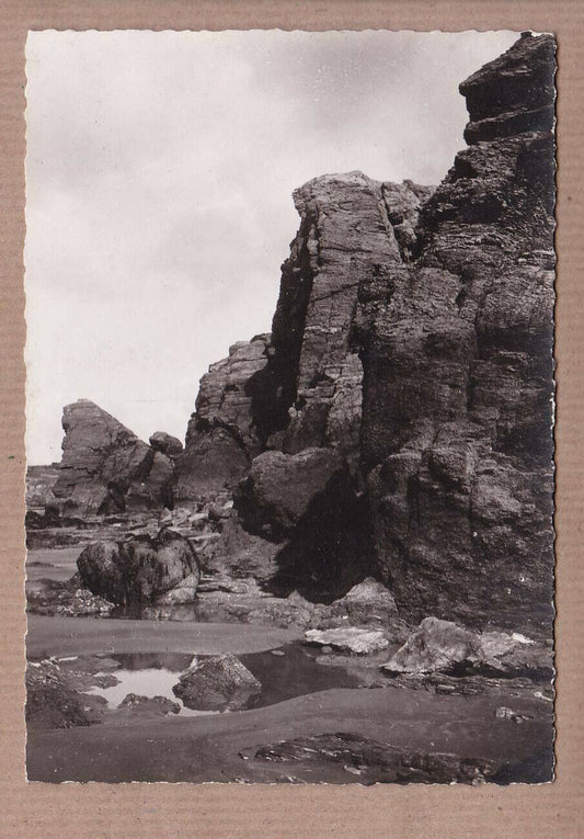 CARTE POSTALE CPSM NOIR & BLANC / LA BERNERIE LES ROCHERS A CREVE-COEUR