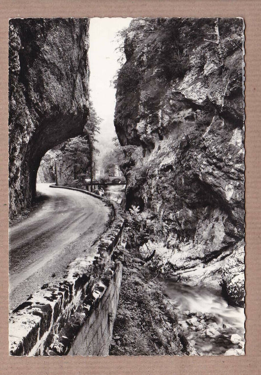 CARTE POSTALE CPSM NOIR & BLANC / PAYSAGES DE CHARTREUSE LA ROUTE DU DESERT