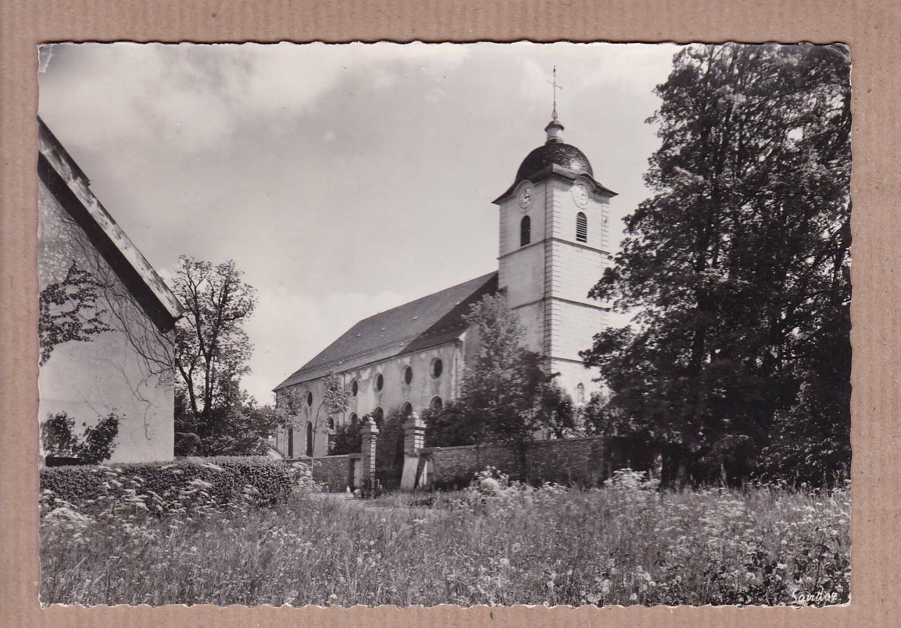 CARTE POSTALE CPSM NOIR & BLANC / MAICHE DOUBS L'EGLISE