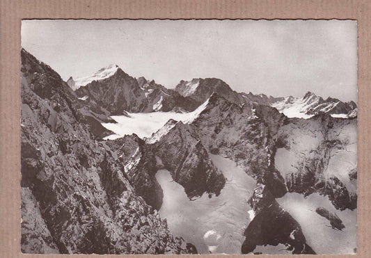 CARTE POSTALE CPSM NOIR & BLANC / MONTAGNES DE L'OISANS LES ECRINS