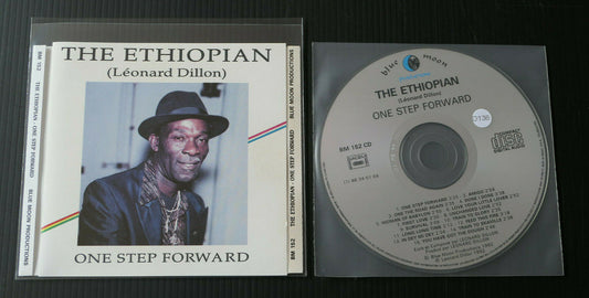 CD THE ETHIOPIAN LEONARD DILLON / ONE STEP FORWARD / BLUE MOON PRODUCTIONS 1992