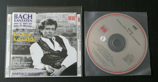 CD BACH KANTATEN BWV 35 169 49 / JOCHEN KOWALSKI HARTMUT HAENCHEN / EDEL 1995