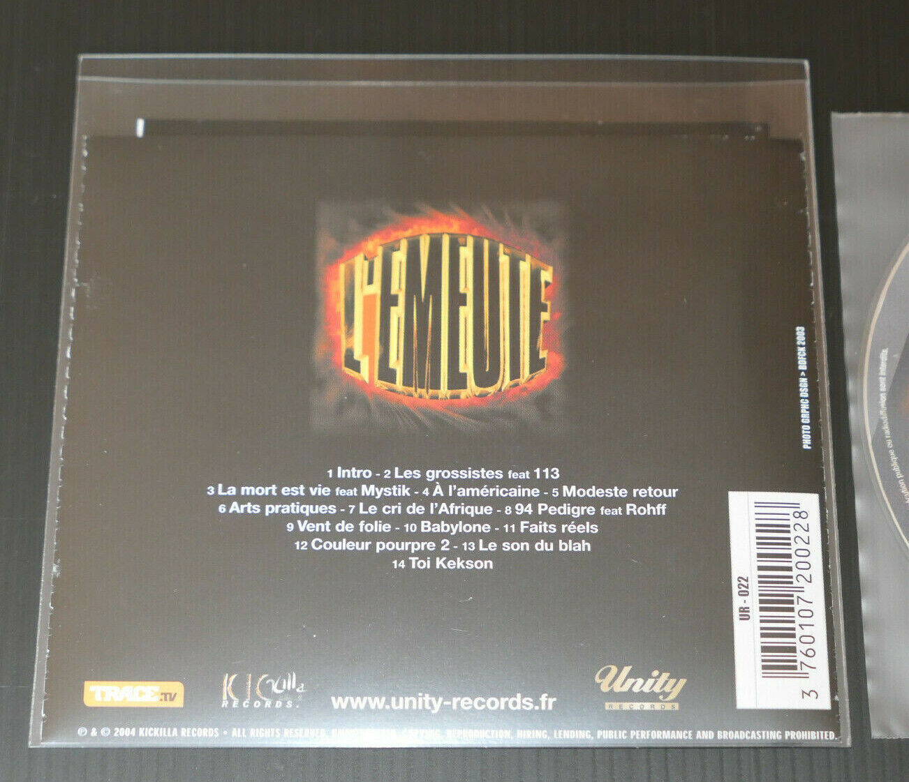 CD L'EMEUTE / 2003