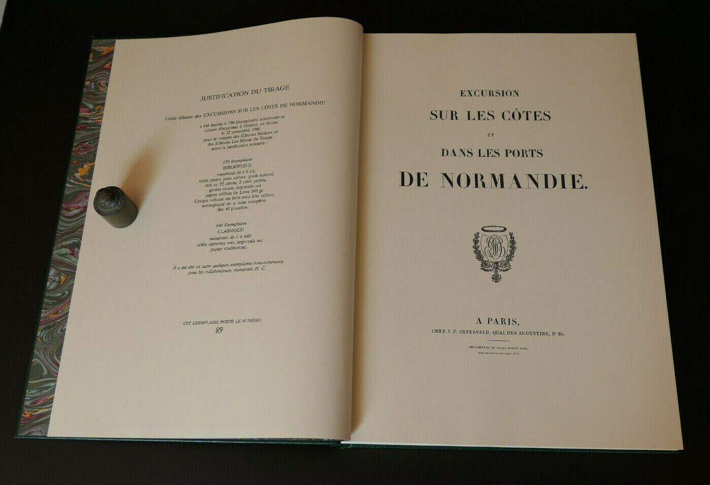EXCURSIONS SUR LES COTES ET DANS LES PORTS DE NORMANDIE / LEFEBVRE DURUFLE 1990