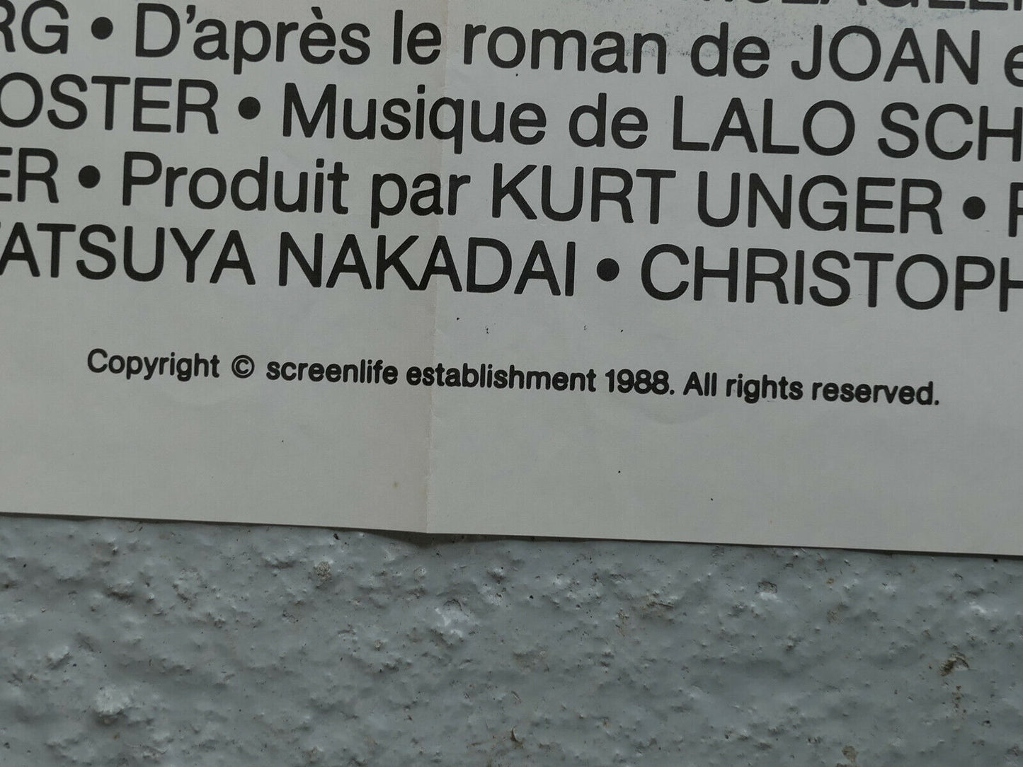 Affiche De Cinéma RETOUR DE LA RIVIERE KWAI 116 X 156 CM