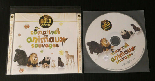 CD COMPTINES DES ANIMAUX SAUVAGES / GOLD ENFANTS 2010 / 20 TITRES