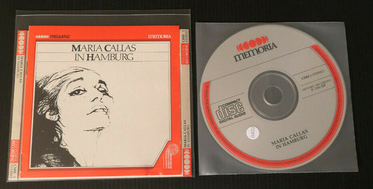 CD MARIA CALLAS IN HAMBURG / MEMORIA 1986 JAPAN