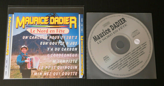 CD MAURICE DADIER / LE NORD EN FETE / ACCORDEON