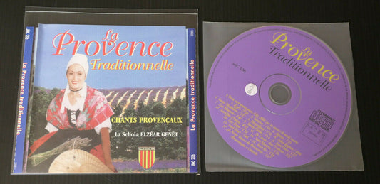 CD LA PROVENCE TRADITIONNELLE / CHANTS PROVENCAUX / LA SCHOLA ELZEAR GENET